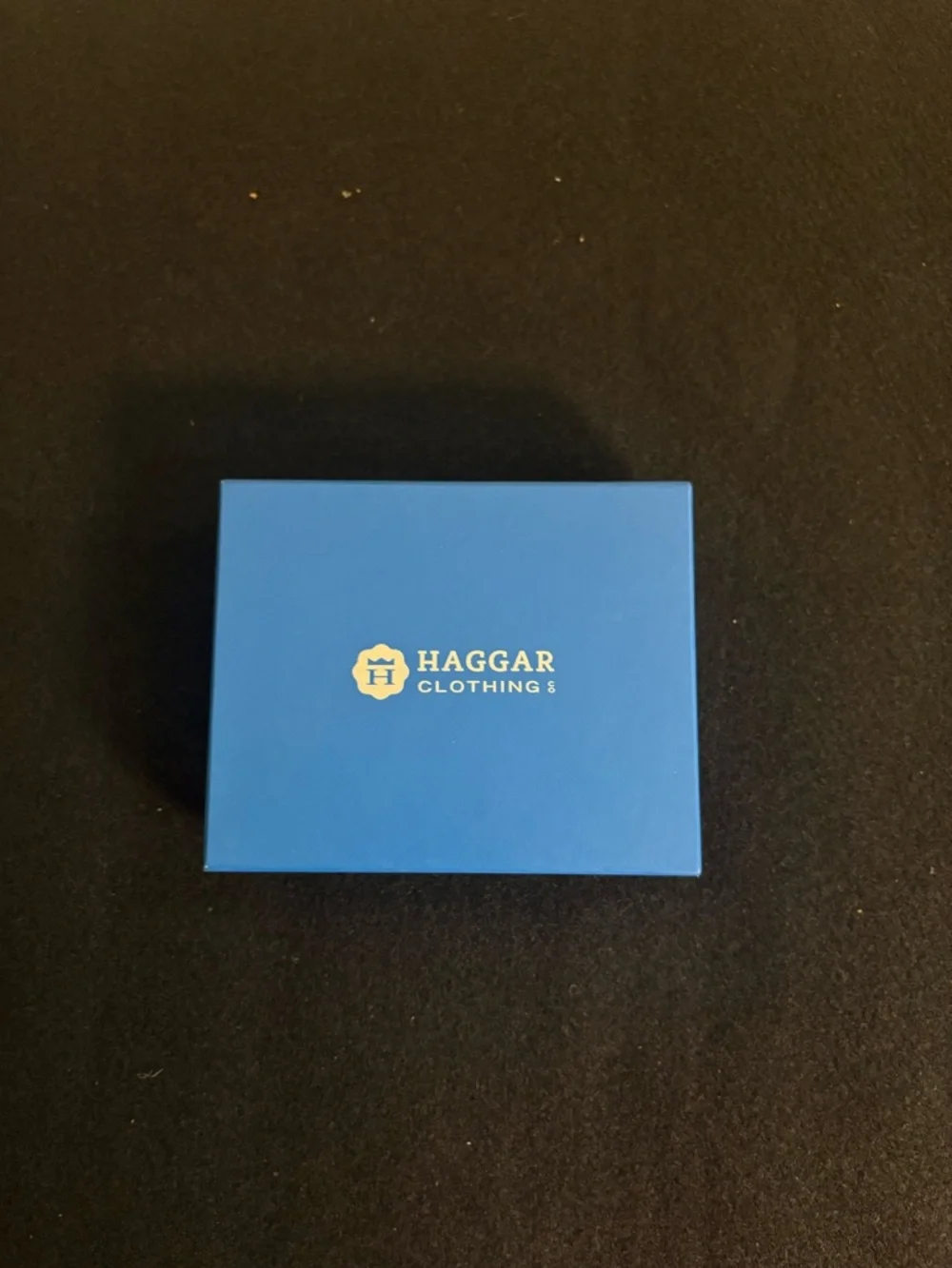 Haggar Clothing Brown Tri Fold Wallet Leather Men's RFID Protection Gift Box